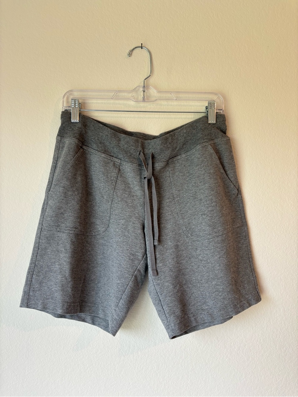 Athletic Works Light Gray Youth Sweatshorts with Drawstring